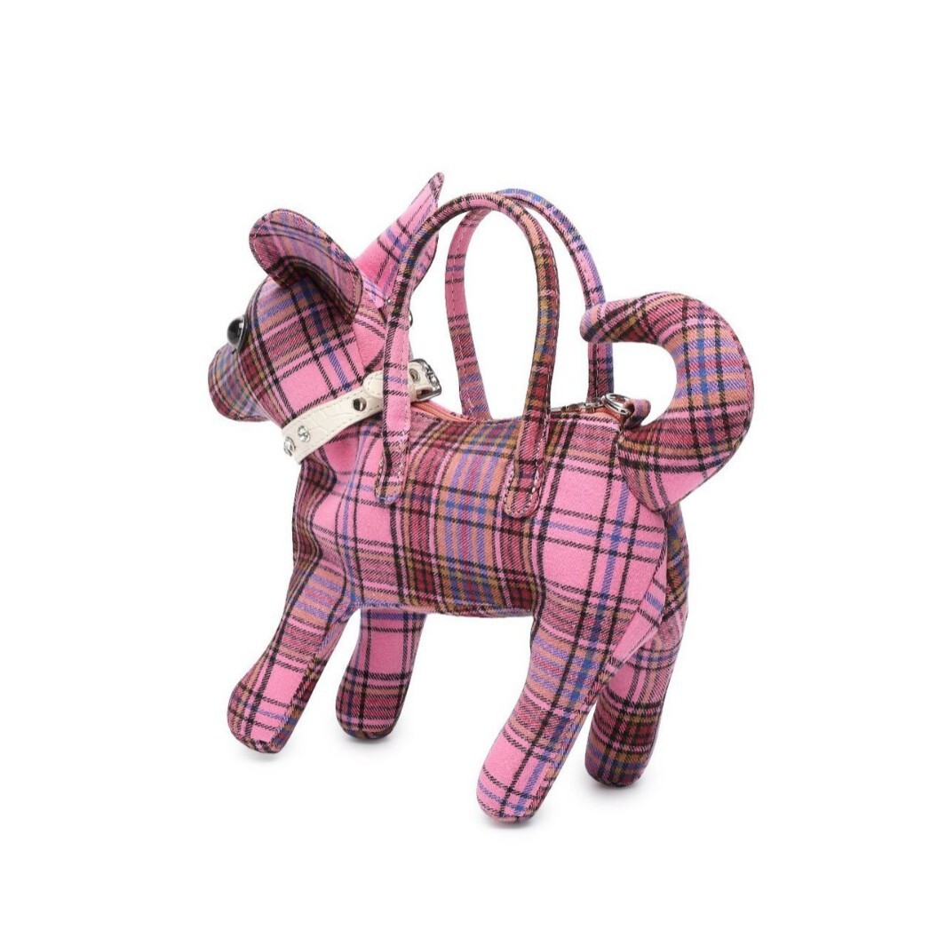 New Fashion Creative Patchwork Cloth Doll Dog Women's Handbag Single Shoulder Crossbody Bag ddmymoon