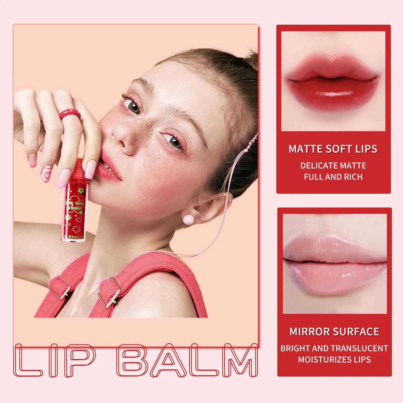 MLSMILE Ball Non-Stick Cup Lip Dye Liquid Lip Glaze Waterproof Long-Lasting Easy Color Lipstick Water Lip Gloss Transparent Lip G250728