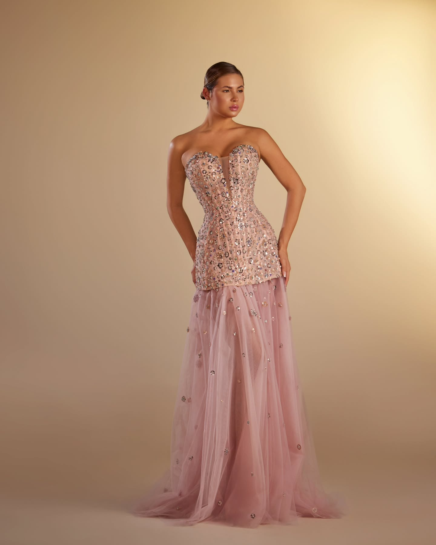 Unique Sequins Evening Dresses Strapless Prom Dress Sleeveless Illusion Mermaid Princess Party Gowns Sweep Train Vestidos De Noche Plus Size