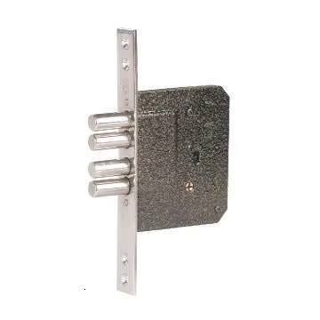 189 mortise lock body with cross key