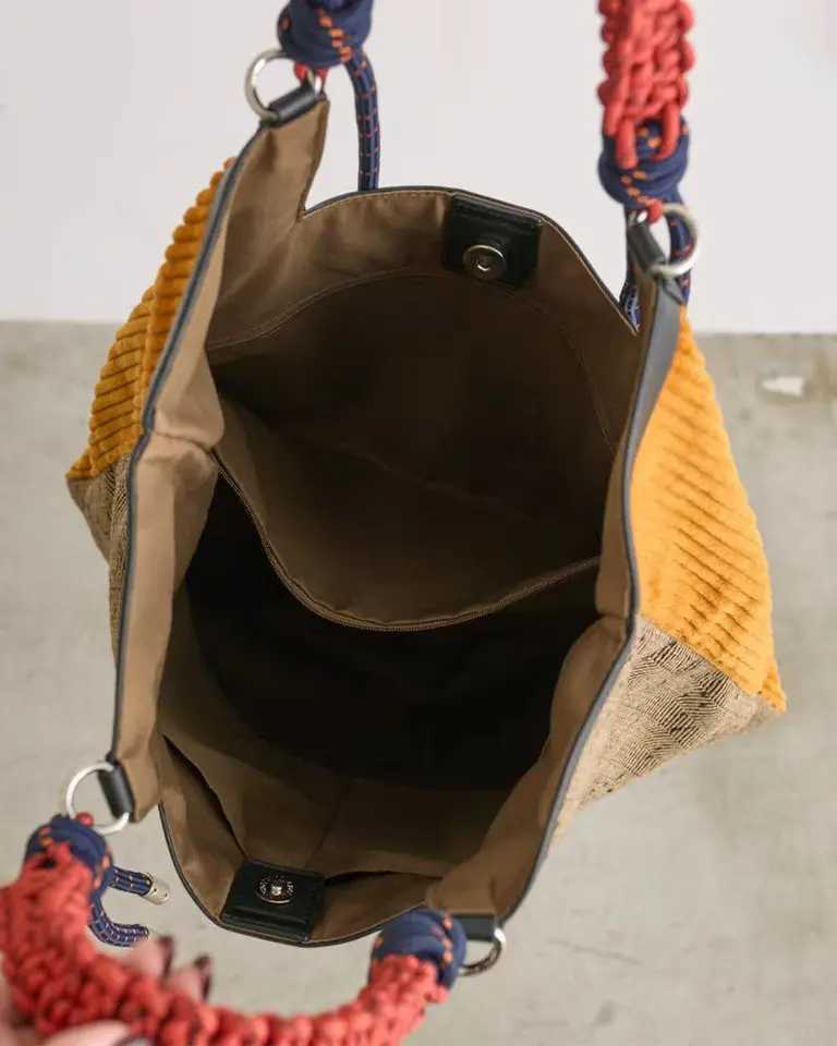 Large Capacity Corduroy Tote Bags for Women Trendy Canvas Shoulder Bag Purse Female Fabric Handbag Y250729