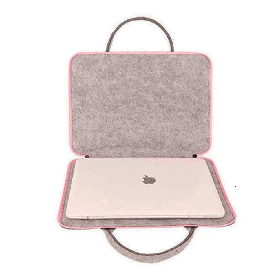 11-15 Inch Wool Felt Laptop Sleeve Bag Briefcase Handbags for iPad Book Pro Notebook Wear-resistant Notebook Liner Package y250730
