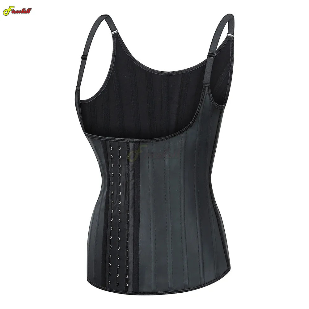 Women Latex Waist Trainer Women Binders Shapers Modeling Strap Corset Colombian Girdles Body Shapewear Faja Shape Sport Vest 250726