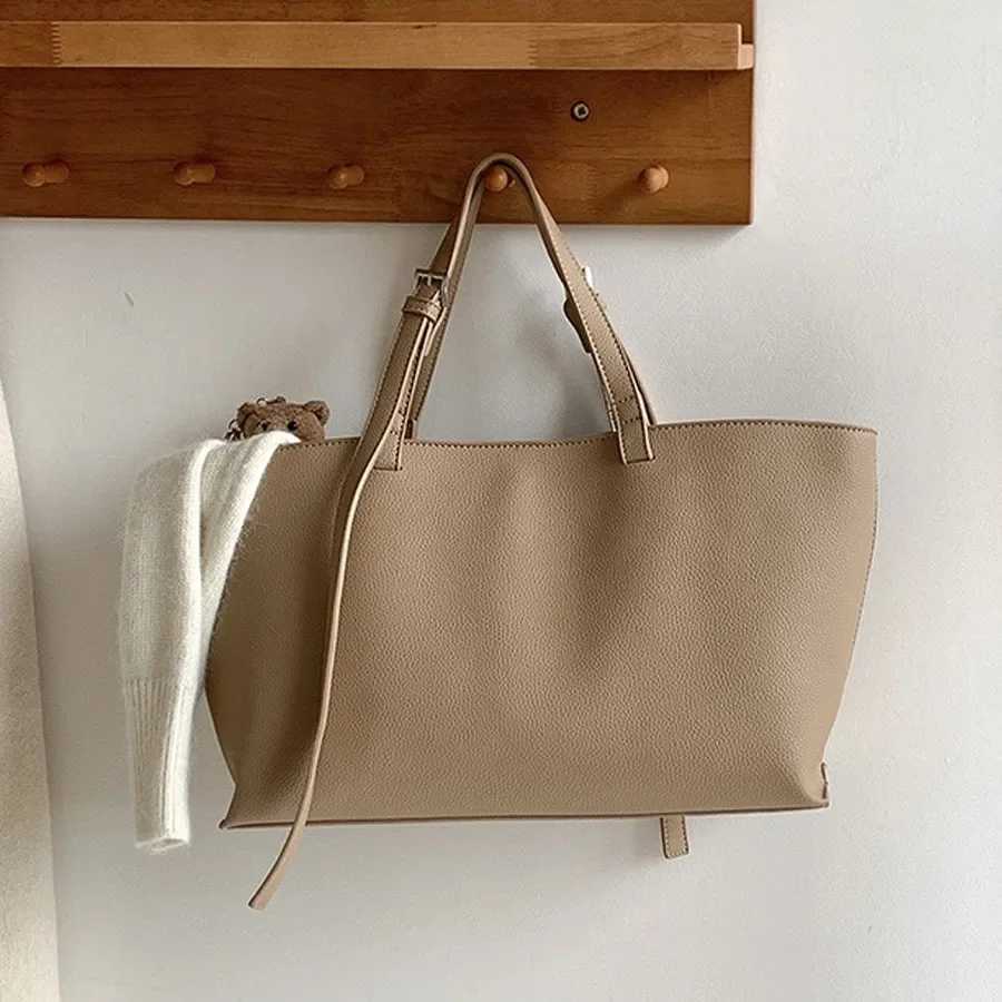 Soft Wen Tote Bag PU Leather Shoulder Bags for Wen NEW Handbags Large Shopper Purses Y250730
