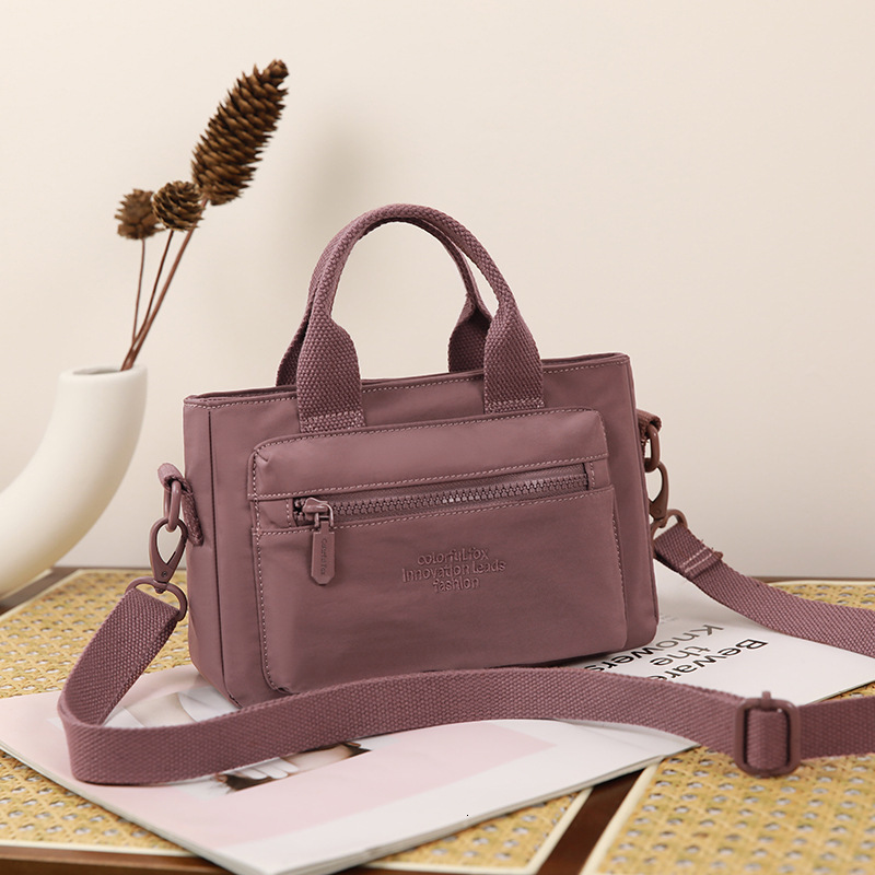 Colorful Fox Women's 2025 New Fashionable Stylish Single Shoulder Handheld Nylon Small Crossbody Cloth Bag ddmymoon