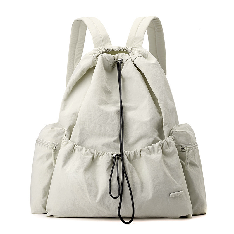 Colorful Fox Korean Style Ins New Women's Large Capacity Backpack Drawstring Lightweight Sports Badminton Bag ddmymoon