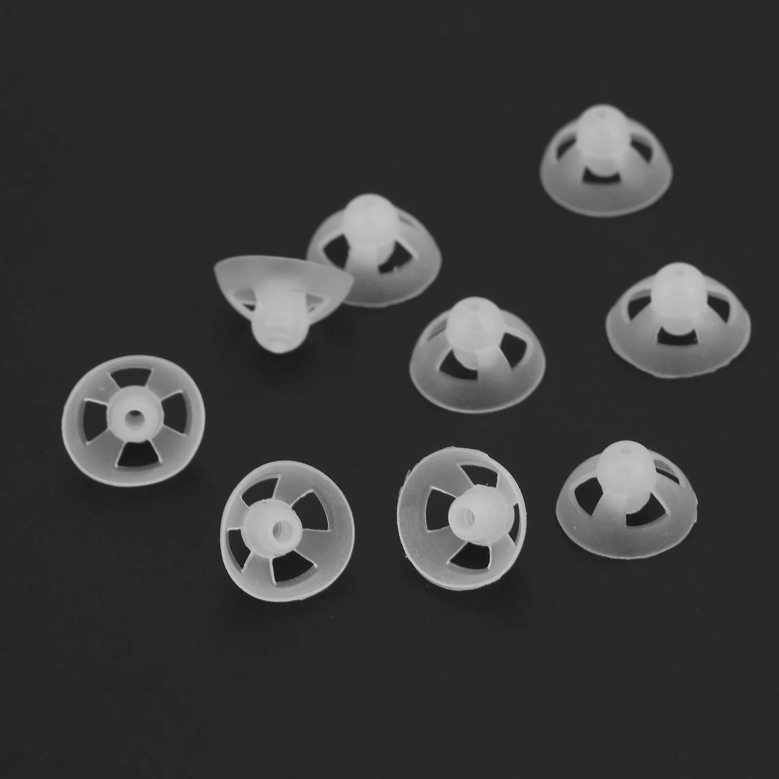 10pcs Hearing Aid Domes Silicone Material Detachable Hearing Aid Ear Tips Breathable Static for Household for Hearing Aid 250726