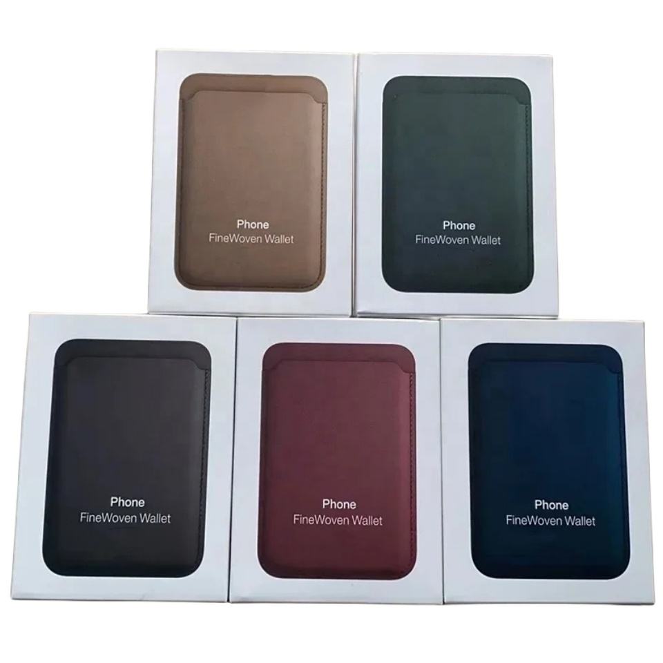 Phone FineWoven Wallet with MagSafe for Phone 15 (Magnetic Card Holder with Animation) - AAA+