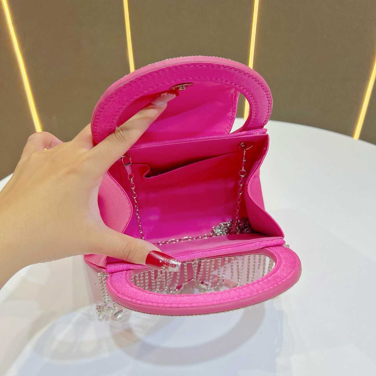 New Luxury Diamond Studded Womens Evening Bag Fashion Crossbody Bag High End Clutch Bridal Bag Handbag