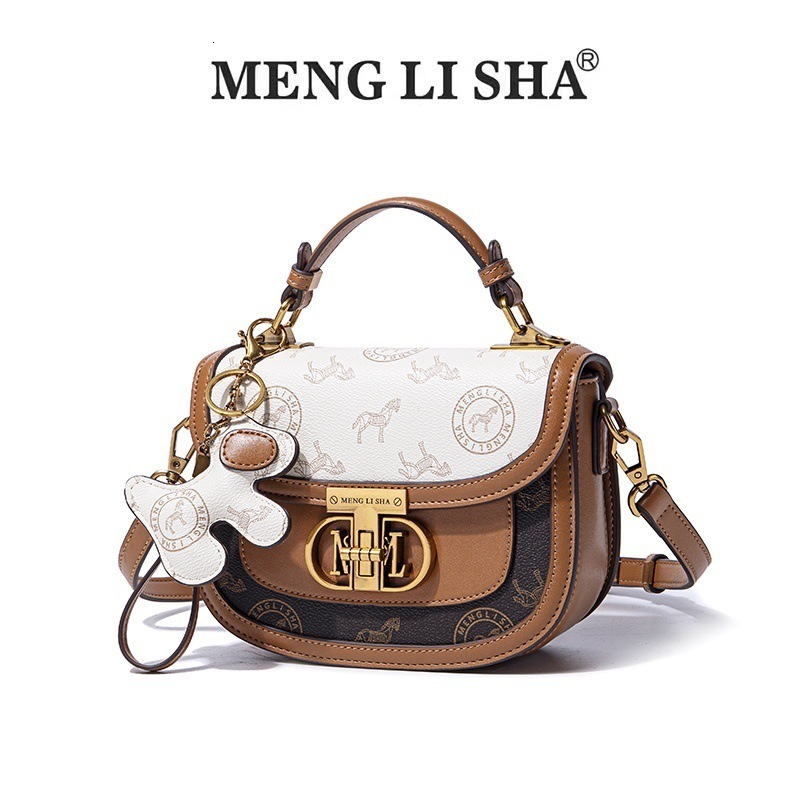 2025 Spring Summer New Fashion Versatile Niche Design Handheld Saddle Commuting Personality Simple Single Shoulder Crossbody Bag ddmymoon
