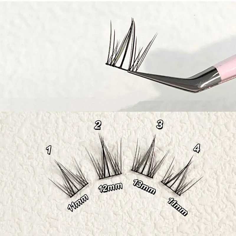 1-box DIY Eyelash Clusters Natural False Eyelashes Manga Lashes Individual Eyelashes Lazy Trilogy Fake Eyelashes Anime Lashes Z250730
