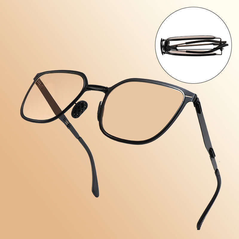 DHcollections 2025 Foldable Square Sunglasses - UV400 Protection, Metal Frame, Portable & Stylish for Men/Women (7 Trendy Colors)