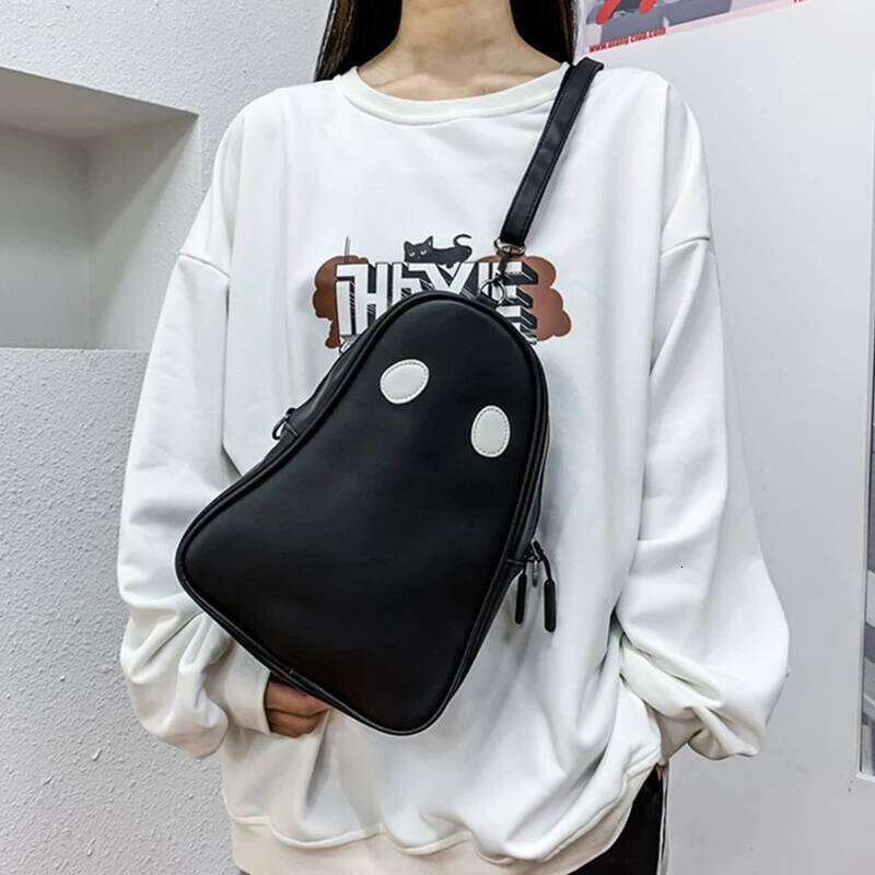Hot Selling Halloween Cartoon Ghost Pu Leather Shoulder For Female Tote Women Girls Crossbody Bags With Long Detachable Strap Designer Bags