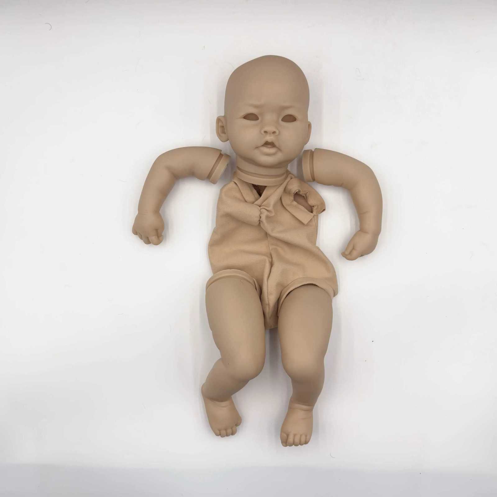 20inch Unfinished Unpainted Reborn Doll Kit PingPing Asian Baby Lovely DIY Doll Parts XJ250730