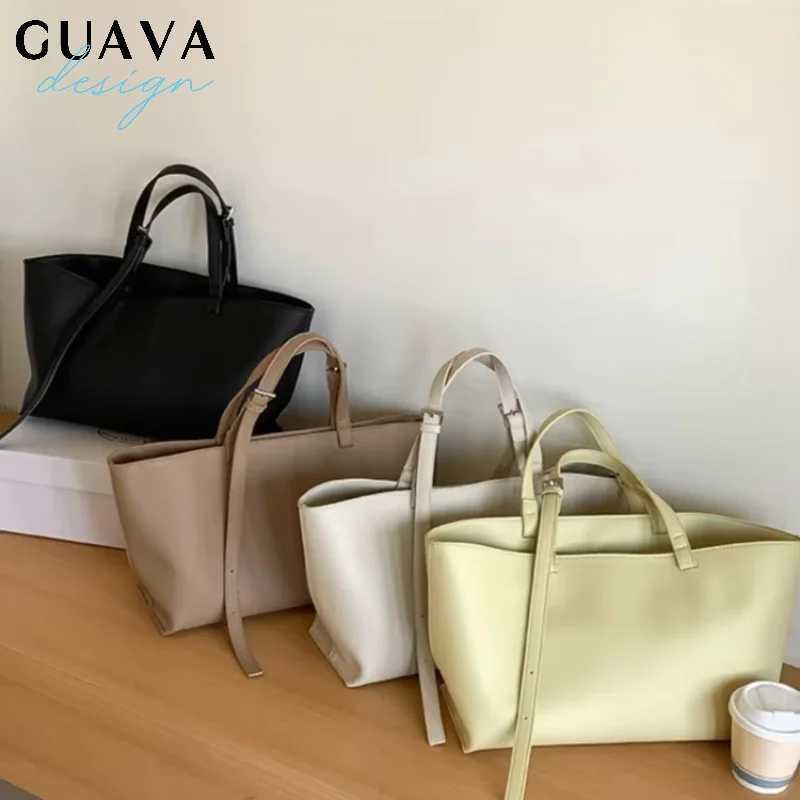 Fi Tote Bag Wens Large Capacity Simple Wen Handbags Commuter Casual All-in-One Shoulder Bag Womens Bag Y250730