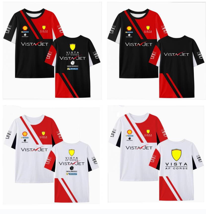 F12025 F Formula 1 Short-Sleeved T-Shirt F1 LOGO Fashion Shirt Customised Version