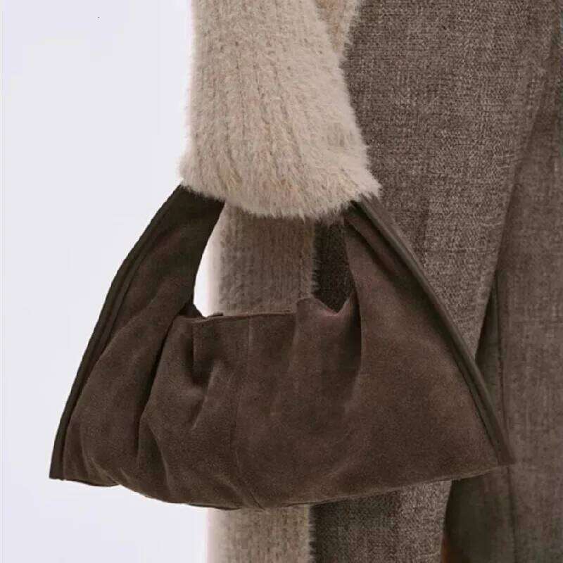 Ladies' Top-handle High-end Feel Niche Design Shoulder Crossbody Bag Vintage Commute Handbag For Autumn/winter Season