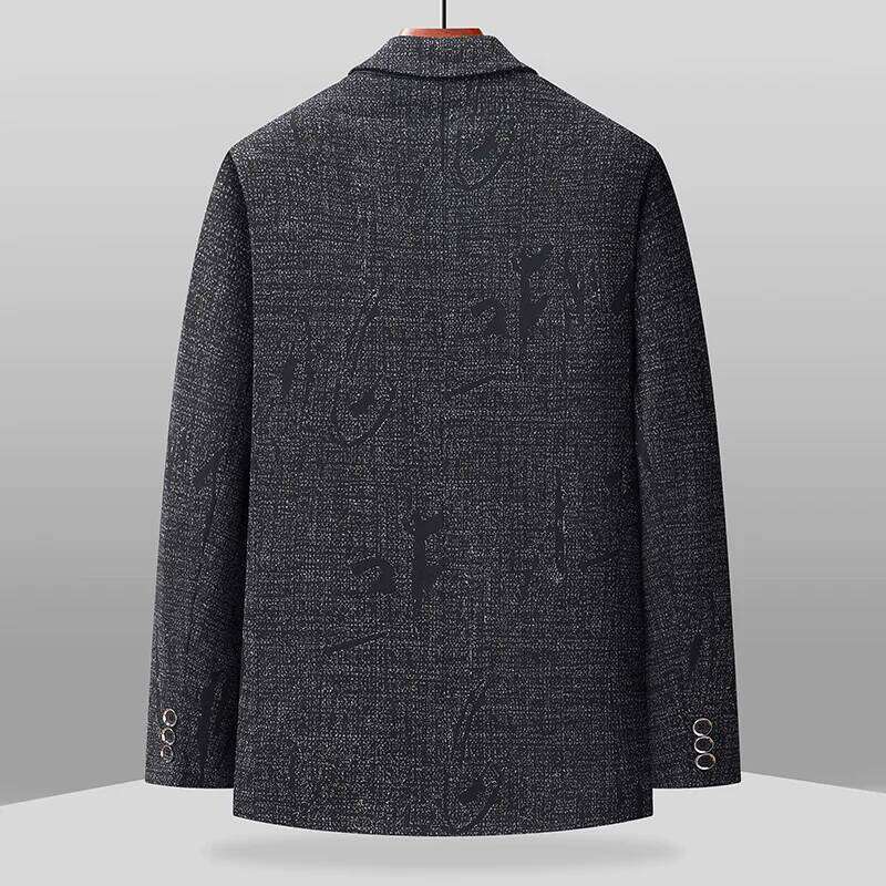 Blazer's New Outdoor Men's Fashion, Sporty and Slimming British Style Business Gentleman's Versatile Wedding Striped Blazer