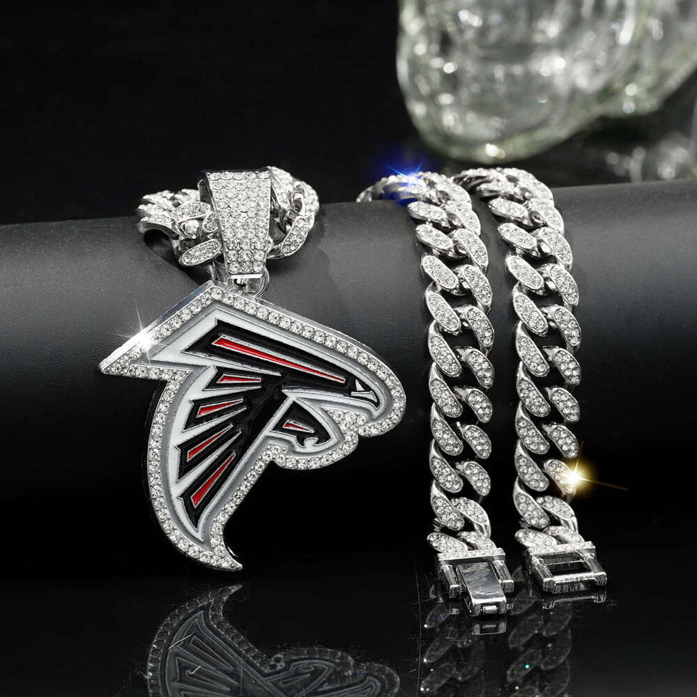 Hot Selling Trendy Hip-Hop Necklace Fashionable Personalized Alloy Team Pendant for Men