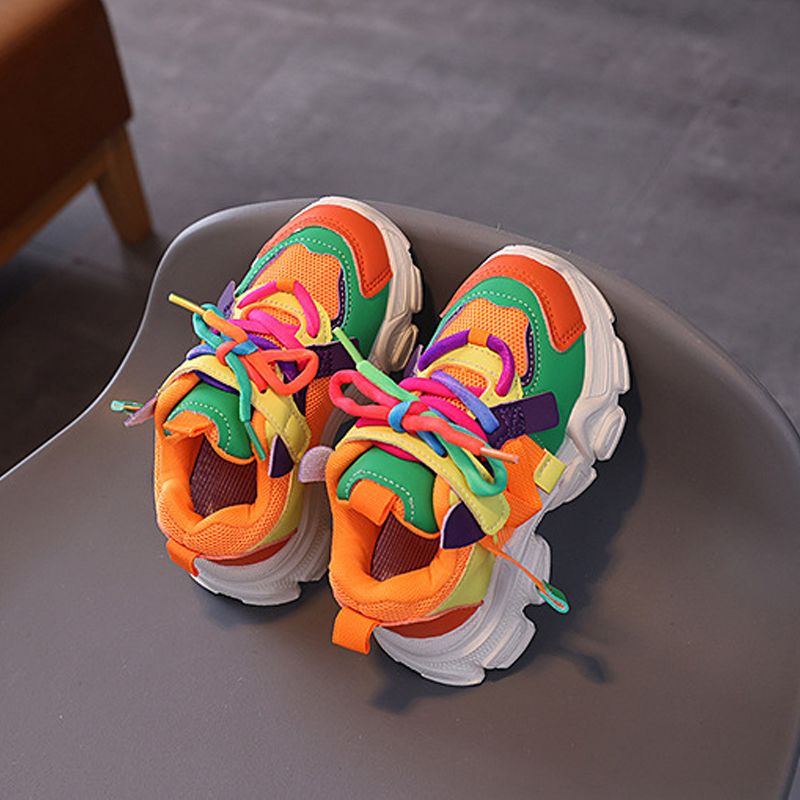 Sport Children Shoes Kids Girls Sneakers Toddler Net Mesh Casual Shoes Littlesprouts Running Shoes For Kids Size US5.5C-US6Y 000319