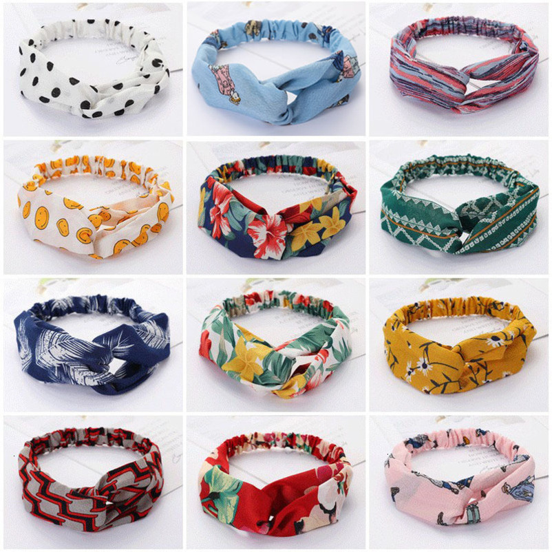 Korean Style Cross Headwear Women's Face Washing Sports Hairband Creative Hoop Hair Accessories