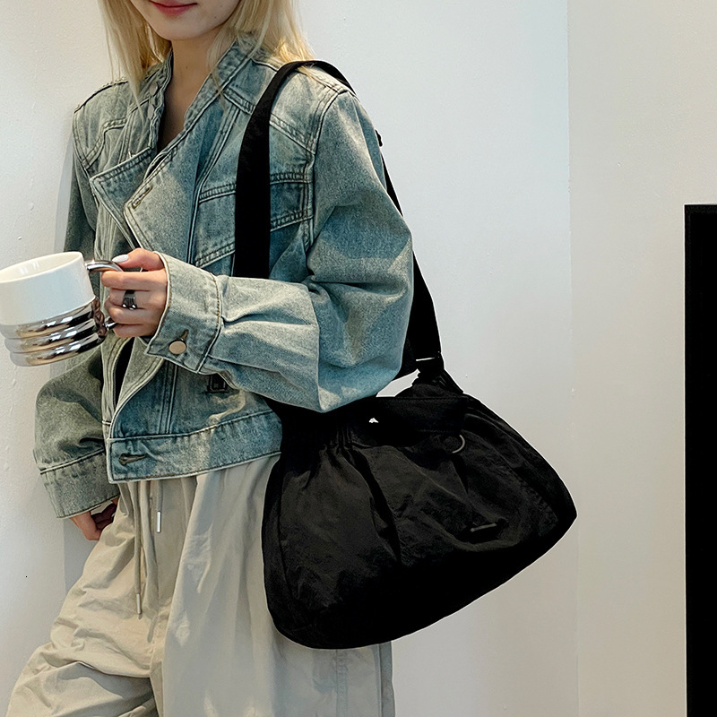 Colorful Fox New Korean Style Niche Design Handbag Shoulder Crossbody Women's Bag Lightweight Casual Foldable ddmymoon