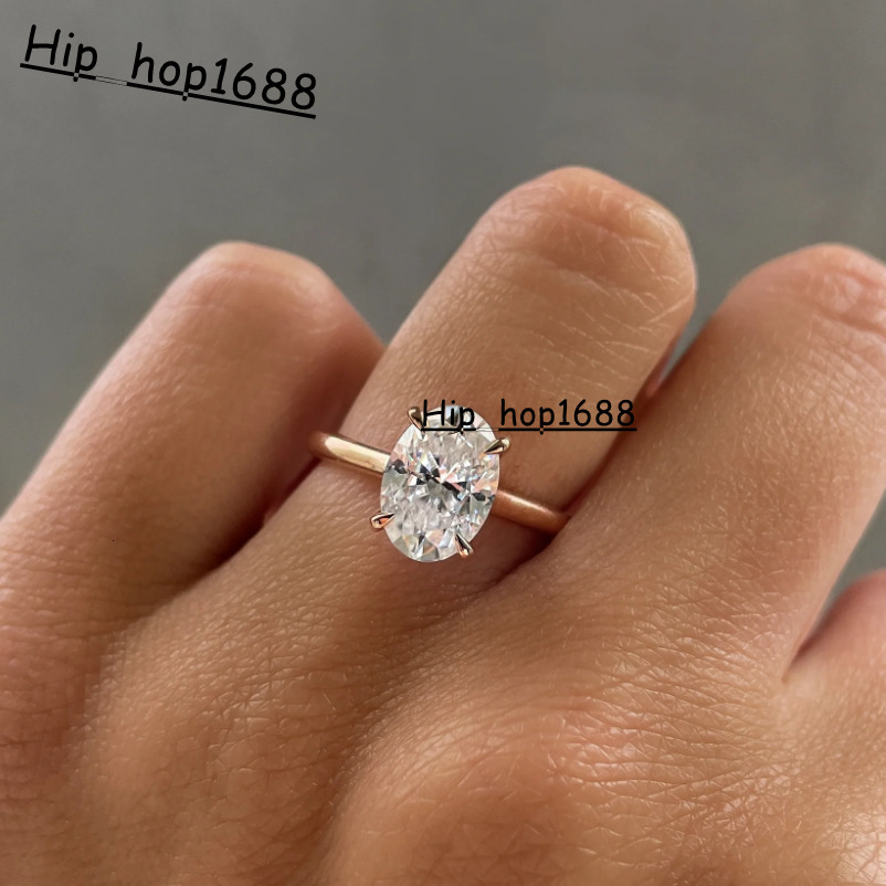 Customizable 1ct D VS1 Lab Grown Oval Diamond Ring 14K White Gold for Engagement Wedding Gift Jewelry IGI/GRC Certificate