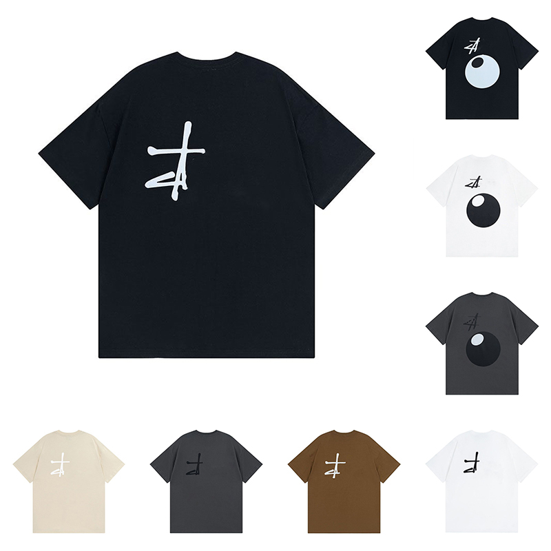 Designer T Shirt Mens High-quality Cotton Tshirts Letter Print Graphic Tee Summer Vintage Hip Hop Loose Sports Short Sleeve Tops Tees