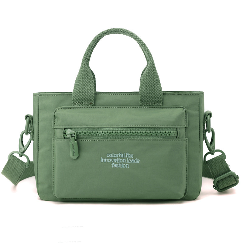 Colorful Fox Women's 2025 New Fashionable Stylish Single Shoulder Handheld Nylon Small Crossbody Cloth Bag ddmymoon