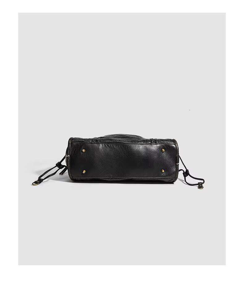 2025 French Vintage Tote Bag - Large Crossbody Shoulder Bag for Women, Spacious PU Woven Hobo Purse in Black