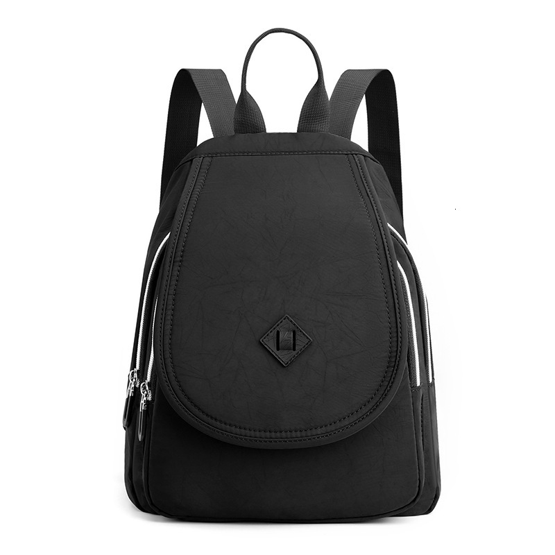 New Multi-layer Double Shoulder for Women, Large Capacity, Personalized Simple Backpack, Fashionable Portable School Bag ddmymoon
