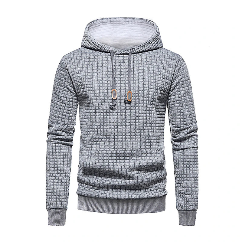 Mens Hooded Pullover Fall Casual Slim Longsleeved Warm Sweater Knit Loose Tops Outdoor Sports Clothing 250729
