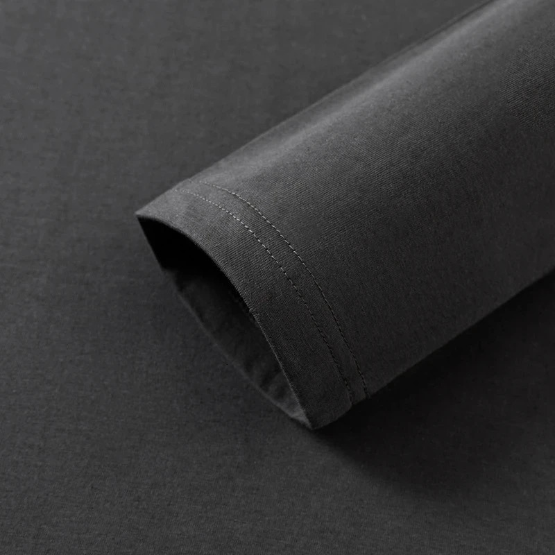 Fast Delivery TShirts Men Long Sleeves Tee Tops Male Autumn Plain Cotton Tshirts Plus Size 4XL 5XL Undershirts Clothing 250729