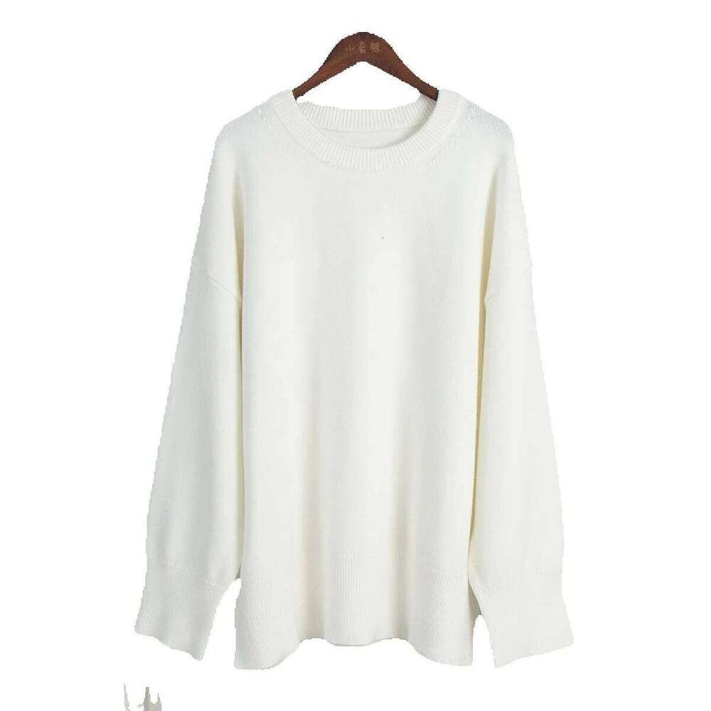Designer Clothing 2025 Winter Women's Oversize Sweater Bury O-Neck Vintage Pullover Jumper Basic Gray Female Warm Knitted Sweaters For Women