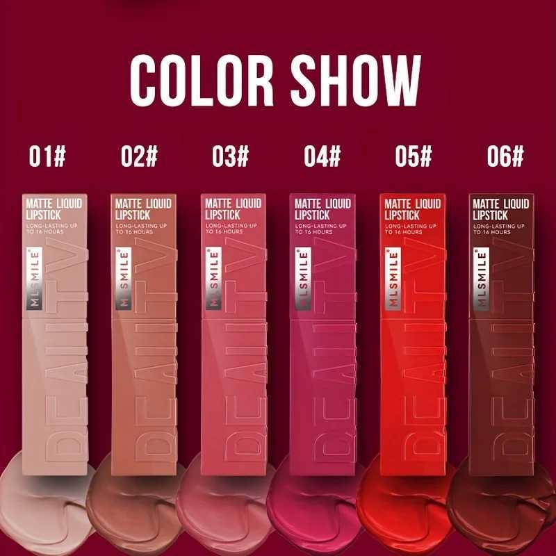 6 Shades High Shiny Lip Gloss Lip Color Vivid High Pigment Lipstick Long Lasting Moisturizing Non-Sticky Finish Water Lip Tint G250728