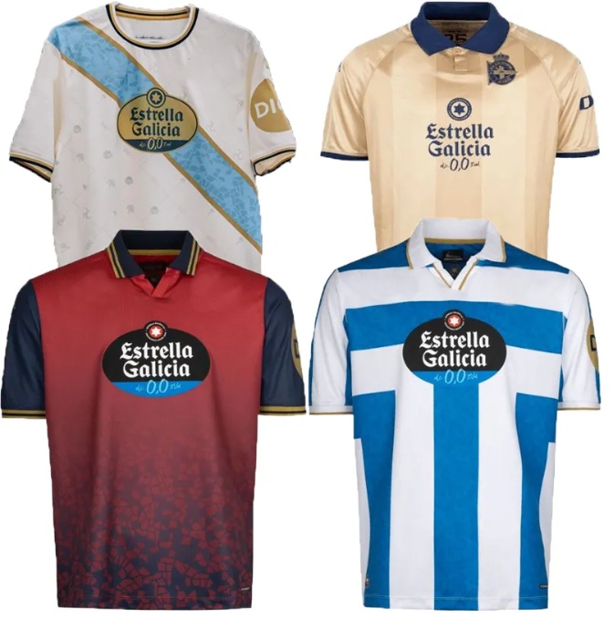 25 26 Deportivo La Coruna 25th Anniversary Soccer Jerseys YEREMAY 97 98 99 00 Retro SCALONI MAKAAY DJALMINHA 25 26 classic HOME men Football Shirts