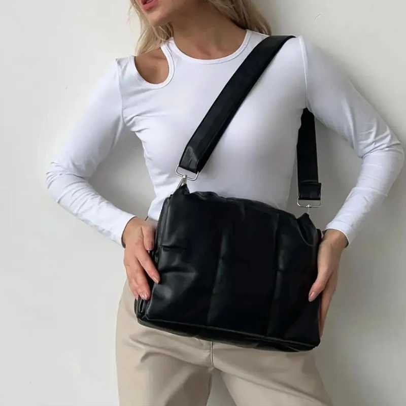 2023 Wens Padded Shoulder Bag Luxury Soft PU Leather Crossbody Bags for Women Luxury Designer Ladies Cute Purses and Handbags Y250730