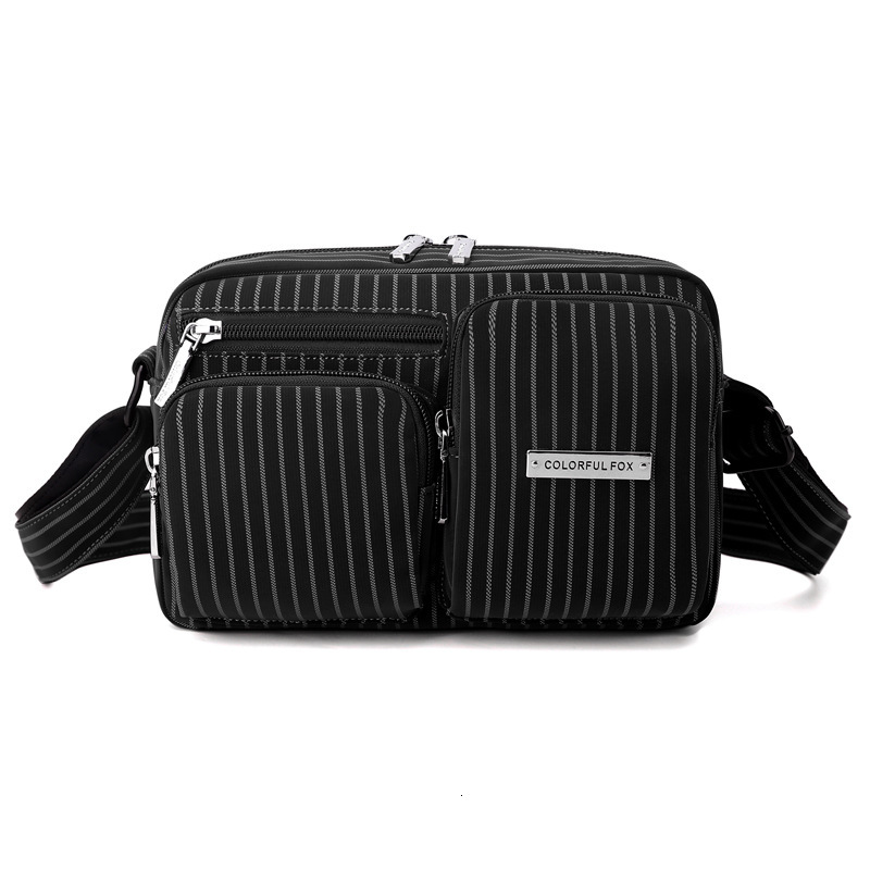 Colorful Fox New Water-Resistant Camera Crossbody Ins Striped Unisex Shoulder Bag ddmymoon
