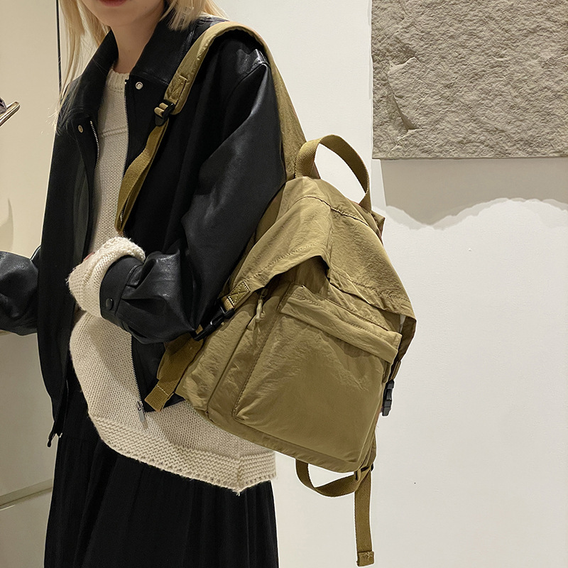 Colorful Fox New Korean Style Women's Large Capacity Lightweight Commuting Casual Female College Student Backpack ddmymoon