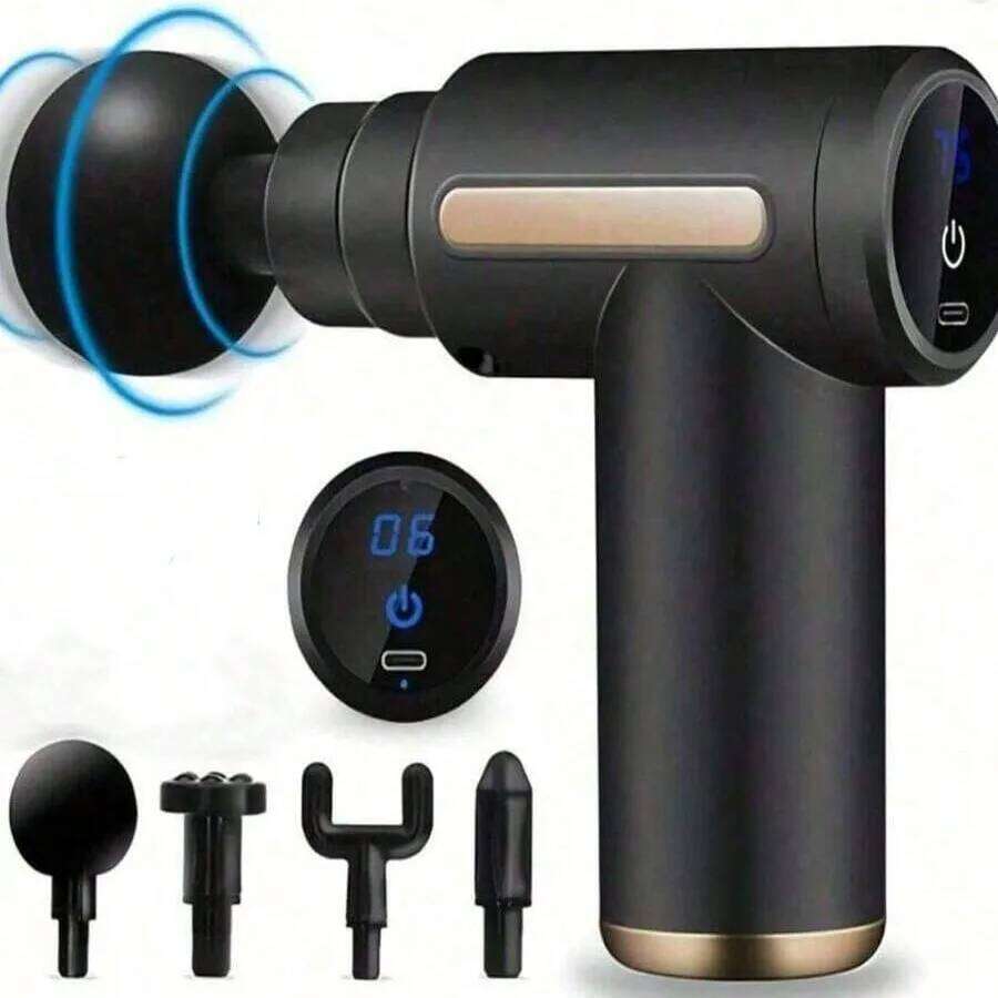 Mini Muscle Massage Gun Protable Deep Handheld Percussion Massager For Body Back And Neck Leg