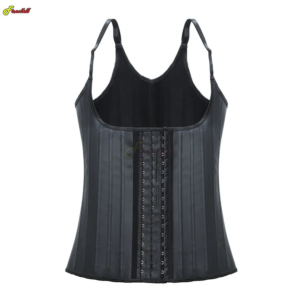 Women Latex Waist Trainer Women Binders Shapers Modeling Strap Corset Colombian Girdles Body Shapewear Faja Shape Sport Vest 250726