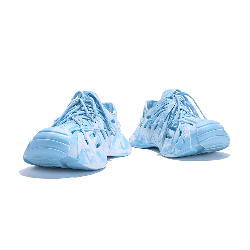 JiffflyMonster; Men's Sports Mesh Shoes with Crossover Holes for Couples