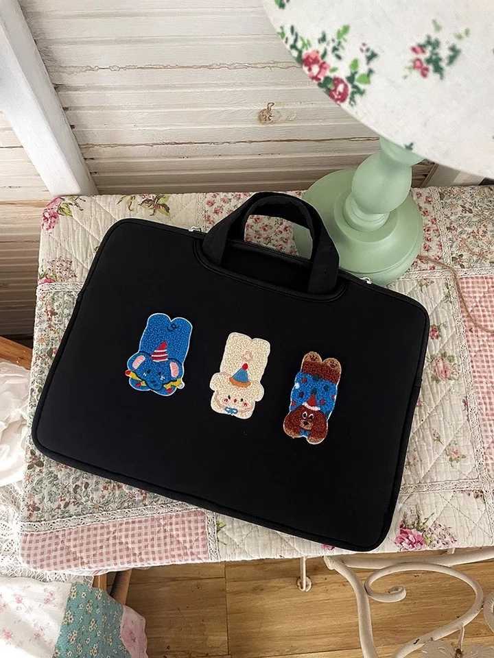 Cute Laptop Bag 13.3 15.4 15.6 Inch For iPad Air6 Pro12.9 11 Book Air13.6 16 Huawei Dell Lenovo Xiaomi Samsung Computer Bag y250730