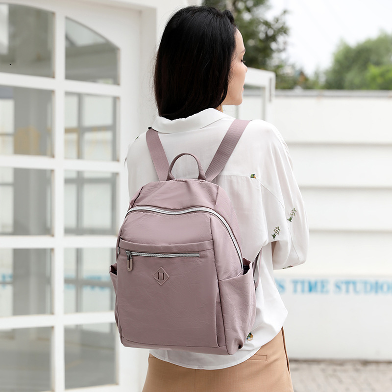 2025 New Women's Fashion Trendy Backpack Large Capacity Water-Resistant Laptop Lightweight School Bag ddmymoon