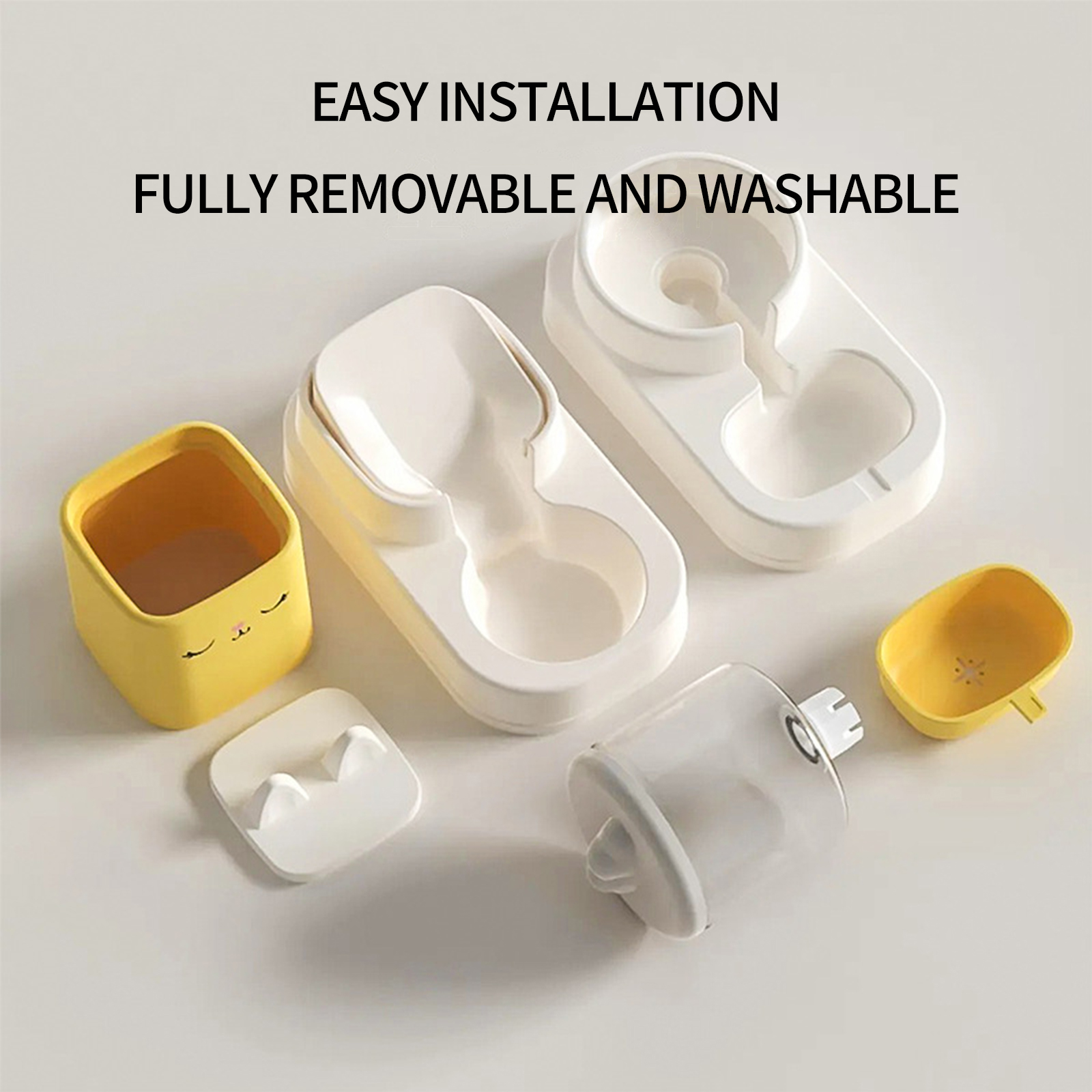 Cat Bowl Dog Bowl Automatic Feeder Cat Food Bowl Bowl Double Bowl Drinking Bowl Integrated Source Manufacturer