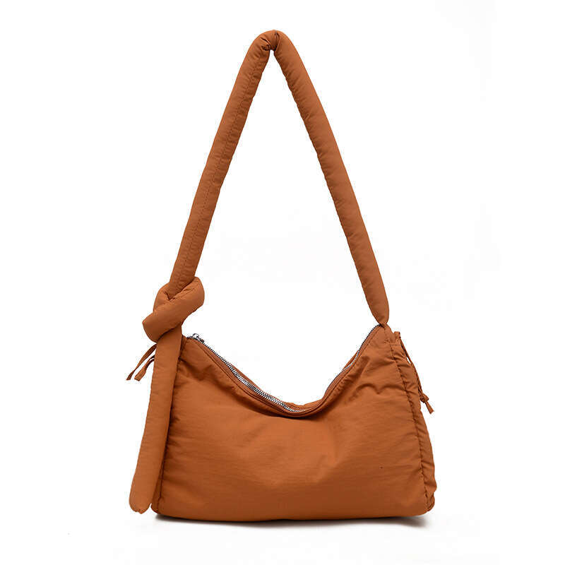 Nylon Fabric Large Capacity for Women New Niche Design Sense Crossbody Cloth Commuting Dumpling Bag