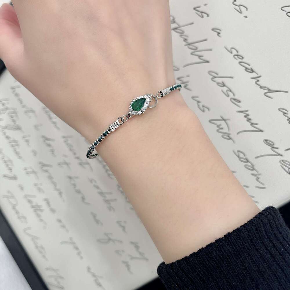 Year of the Zodiac Red Emerald Snake Rope Braided Bracelet for Women New Chinese Style Light Trendy Jewelry 2d5