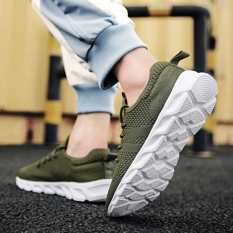 Men Casual Sports Shoes Air Mesh Lightweight Sneakers Anti-slip and wear-resistant Flat Walking Shoe Athletic Jogging Size 36 250725