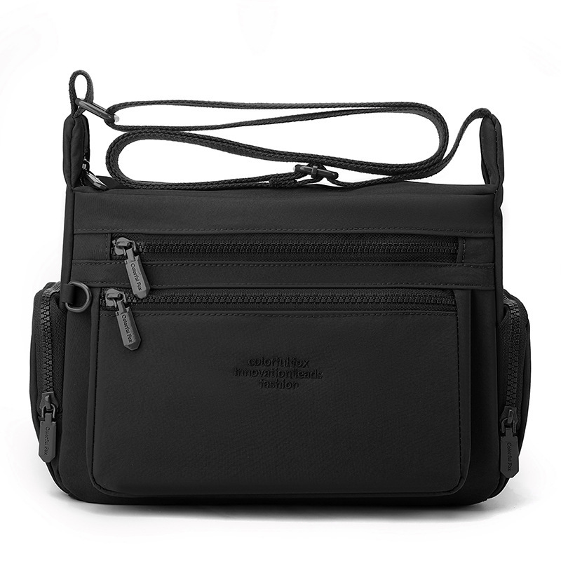 Colorful Fox New Women's Large Capacity Shoulder Multi-layer Water-resistant Nylon Crossbody Bag ddmymoon