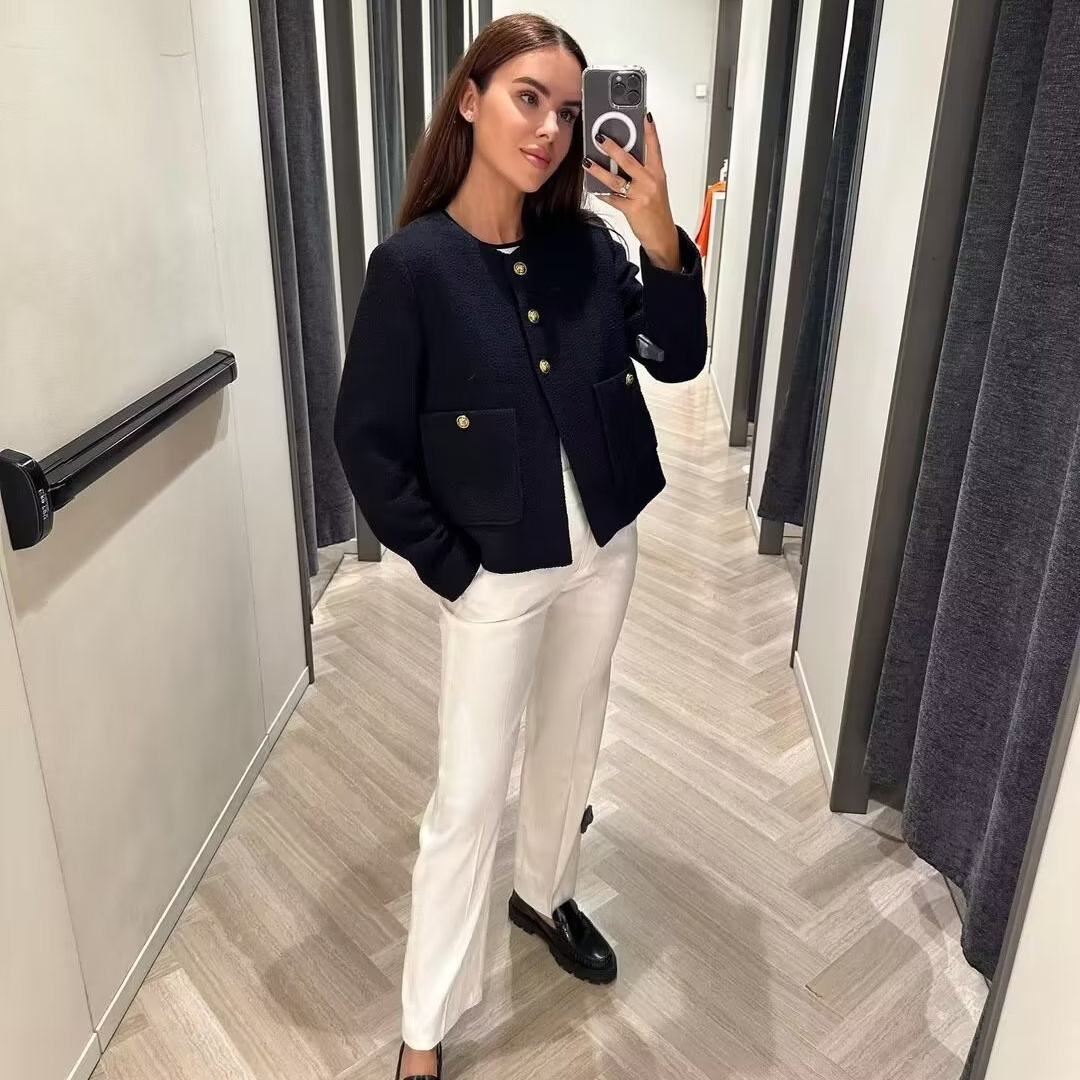 hot Free shipping designer coat for women Casual suit jacket fashionable and loose commuting minimalist suit